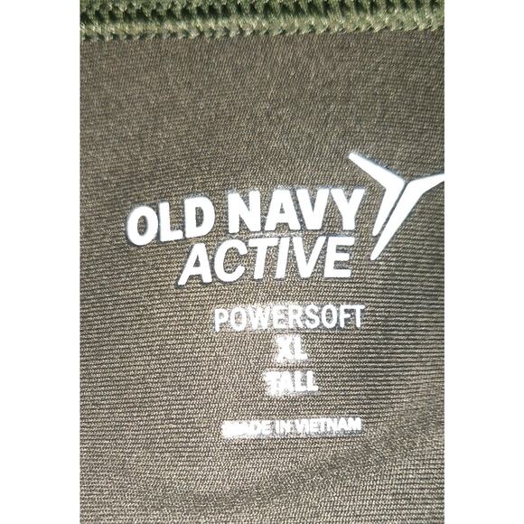 Old Navy Camouflage Dress Sz XL TALL Powersoft OLIVE GREEN Built-in Bra Stretchy - Picture 5 of 13